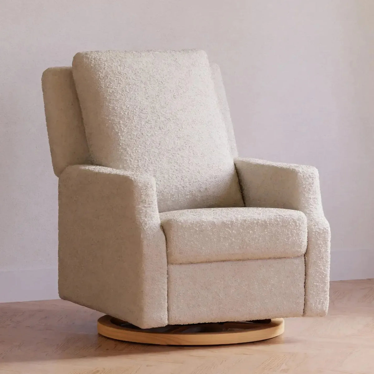 Namesake - Crewe Electronic Recliner and Swivel Glider - Ivory Boucle ...