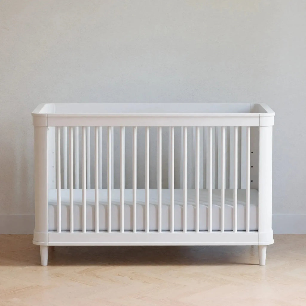 Namesake - Marin Cane 3-in-1 Convertible Crib - Warm White + Honey Cane-Cribs-Posh Baby