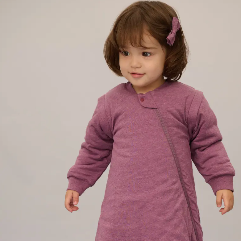 Nest Designs - Removable Long Sleeve Sleepsack - 2.0 TOG - Purple Gumdrop-Sleep Sacks + Bags-6-18M-Posh Baby