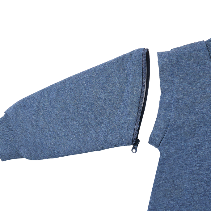 Nest Designs - Removable Long Sleeve Sleepsack - 2.0 TOG - Vintage Indigo-Sleep Sacks + Bags-6-18M-Posh Baby