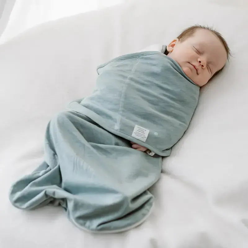 Nest Designs - Startle Stop Sleepsack Swaddle - 0.5/1.0 TOG - Slate-2-in-1 Swaddles-0-6M-Posh Baby