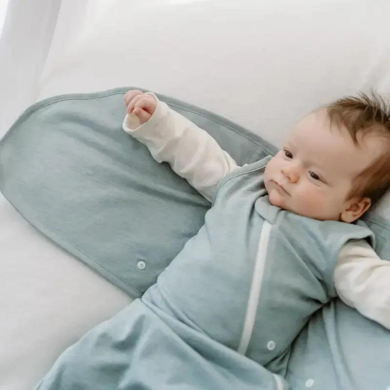 Nest Designs - Startle Stop Sleepsack Swaddle - 0.5/1.0 TOG - Slate-2-in-1 Swaddles-0-6M-Posh Baby