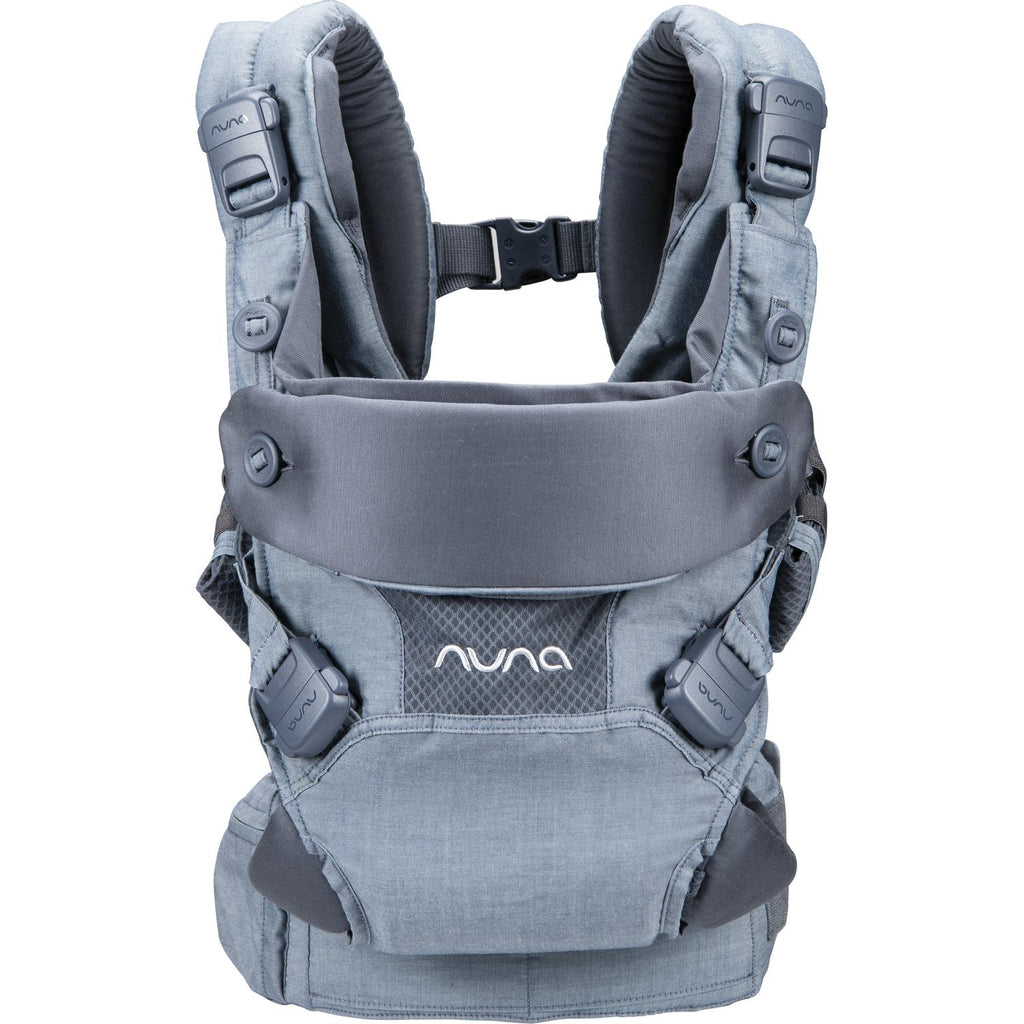 Nuna - CUDL 4-in-1 Baby Carrier - Softened Denim-Baby Carriers-Posh Baby