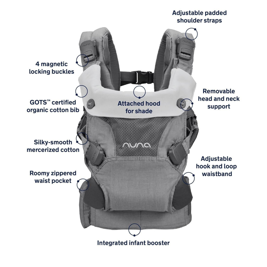 Nuna - CUDL 4-in-1 Baby Carrier - Softened Hazelwood-Baby Carriers-Posh Baby