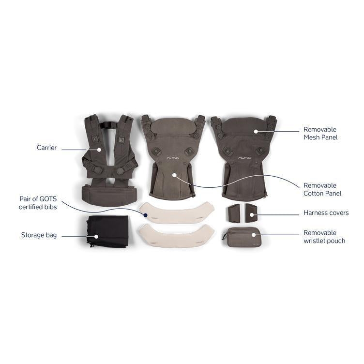 Nuna - Cudl Deux - Thunder-Baby Carriers-Posh Baby