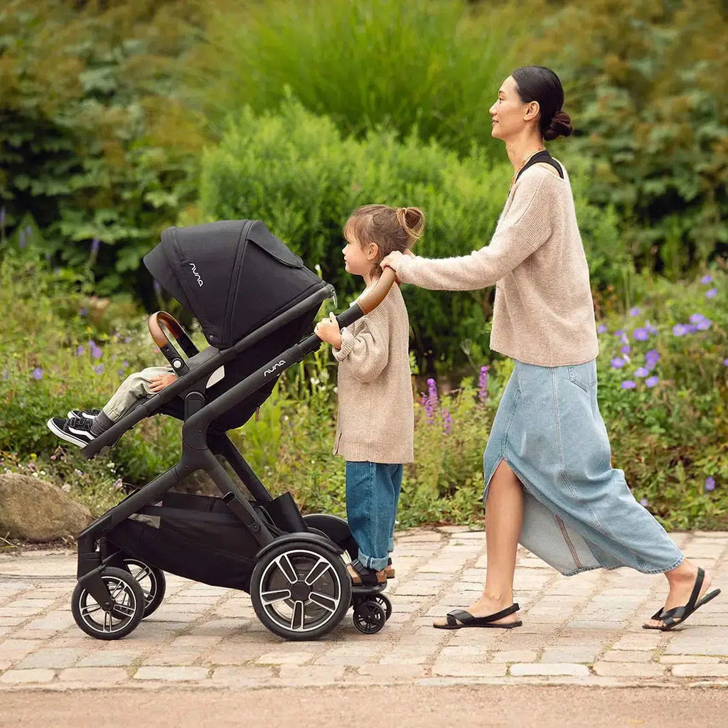 Nuna - Demi NEXT Stroller + Pipa Aire RX Travel System - Caviar-Car Seat + Stroller Bundles-Posh Baby