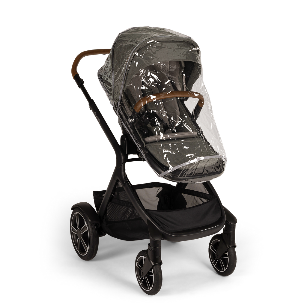 Nuna - Demi Next Stroller + Rider Board - Granite-Single-to-Double Strollers-Posh Baby