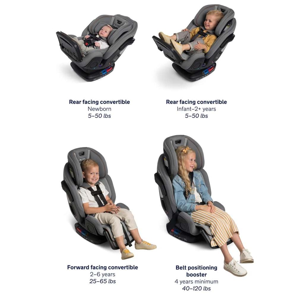 Nuna - Exec All-in-One Car Seat - Riveted-Convertible Car Seats-Posh Baby