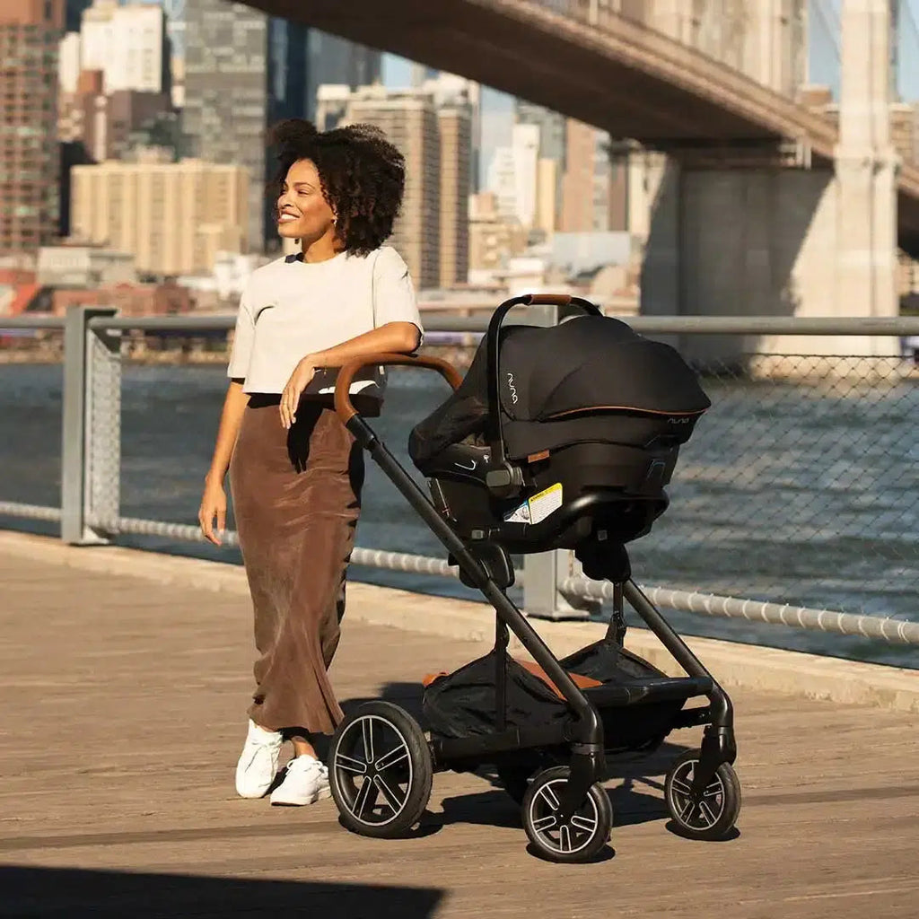 Nuna - Mixx NEXT + Pipa URBN Travel System - Caviar-Car Seat + Stroller Bundles-Posh Baby