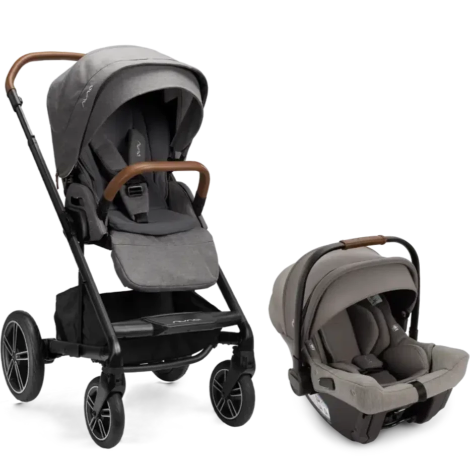 Nuna - Mixx NEXT + Pipa URBN Travel System - Granite-Car Seat + Stroller Bundles-Posh Baby