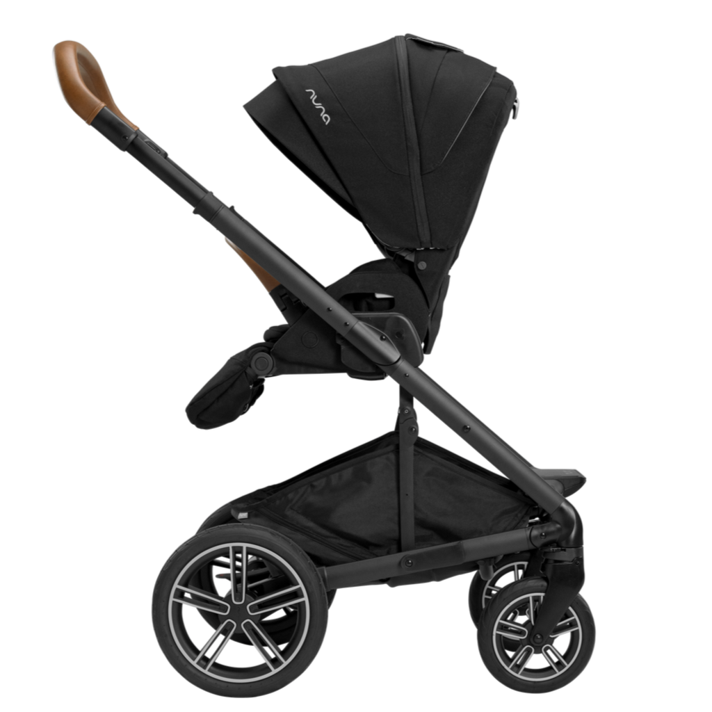 Nuna - MIXX Next Stroller - Caviar-Full Size Strollers-Posh Baby