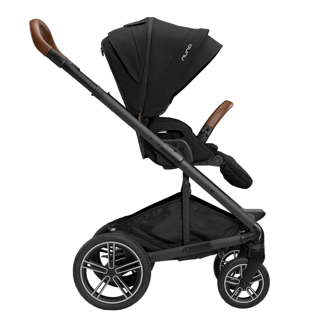 Nuna - MIXX Next Stroller - Caviar-Full Size Strollers-Posh Baby
