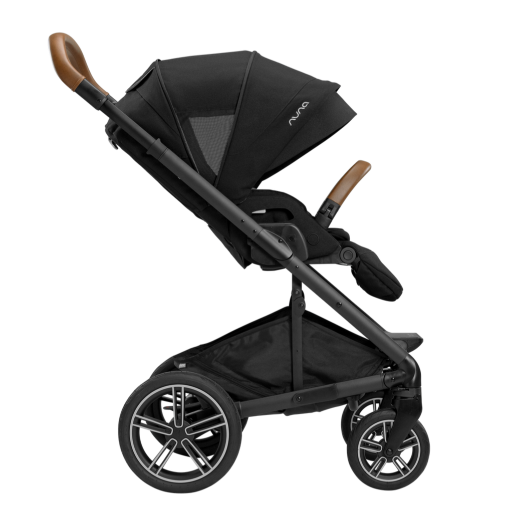 Nuna - MIXX Next Stroller - Caviar-Full Size Strollers-Posh Baby