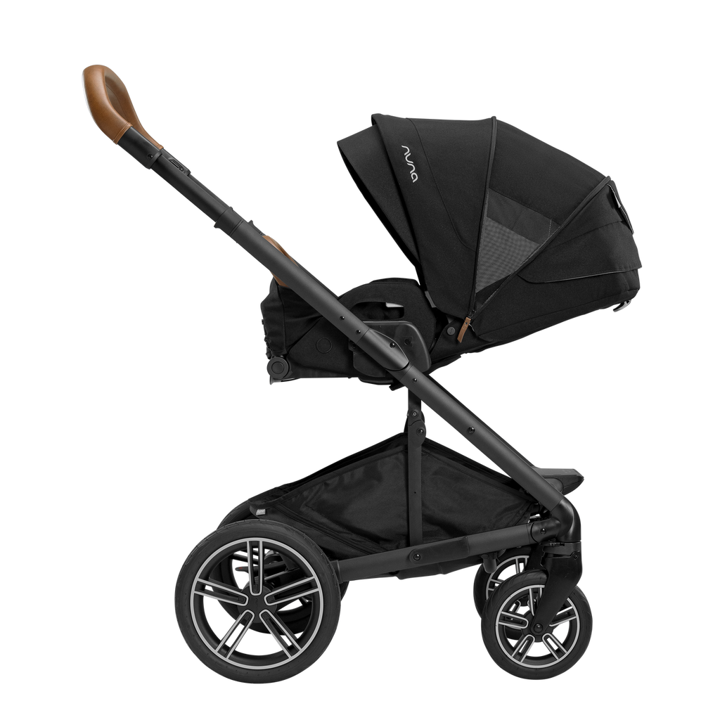 Nuna - Mixx NEXT Stroller + Pipa Aire RX Travel System - Caviar-Car Seat + Stroller Bundles-Posh Baby