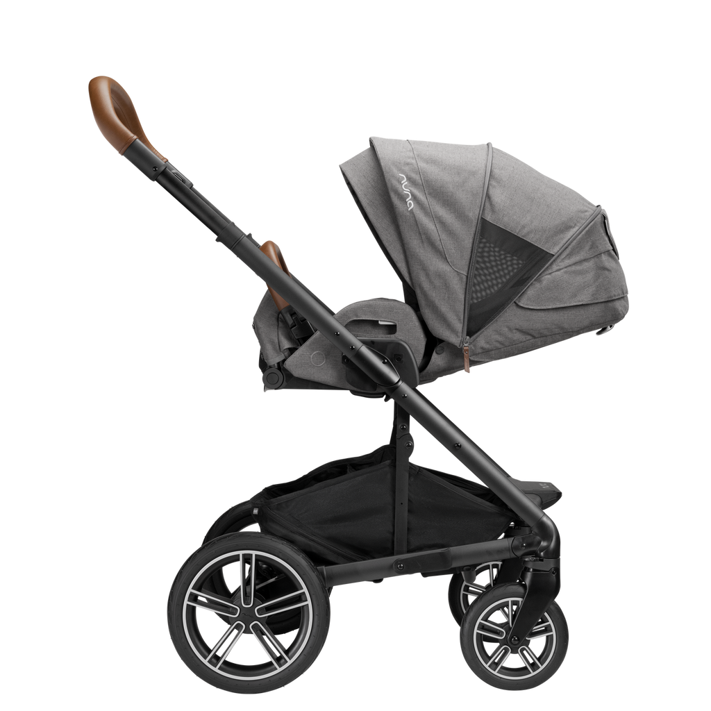 Nuna - Mixx NEXT Stroller + Pipa RX Travel System - Granite-Car Seat + Stroller Bundles-Posh Baby