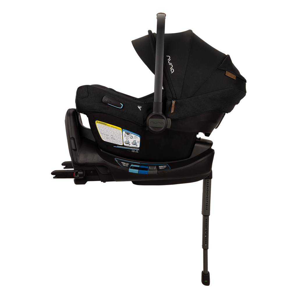 Nuna - NEW Pipa Aire RX Infant Car Seat + Pipa RELX Base - Caviar-Infant Car Seats-Posh Baby