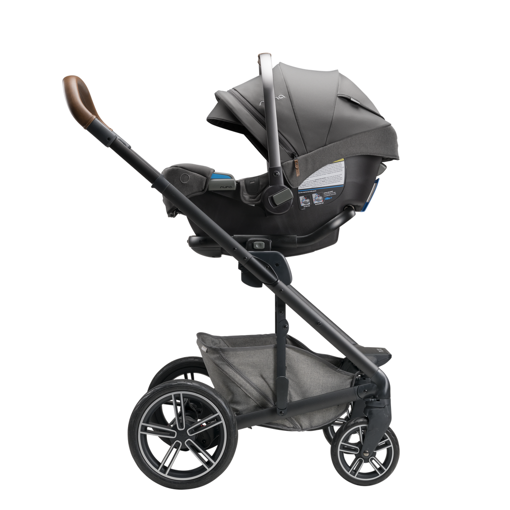 Nuna - Pipa RX Infant Car Seat + Pipa RELX Base - Granite-Infant Car Seats-Posh Baby