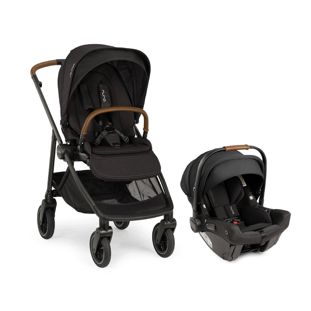 Nuna - Pipa Ubrn + Swiv Travel System - Caviar-Car Seat + Stroller Bundles-Posh Baby