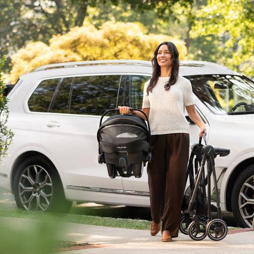 Nuna - Pipa Urbn Flex System - Caviar-Car Seat + Stroller Bundles-Car Seat + Frame - No Seat-Posh Baby