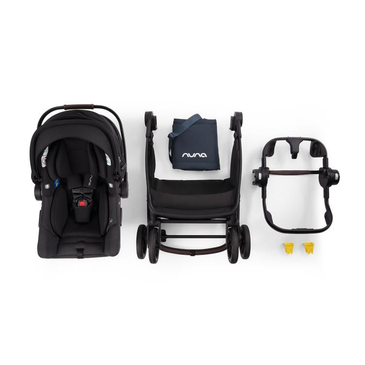Nuna - Pipa Urbn Flex System - Caviar-Car Seat + Stroller Bundles-Car Seat + Frame - No Seat-Posh Baby