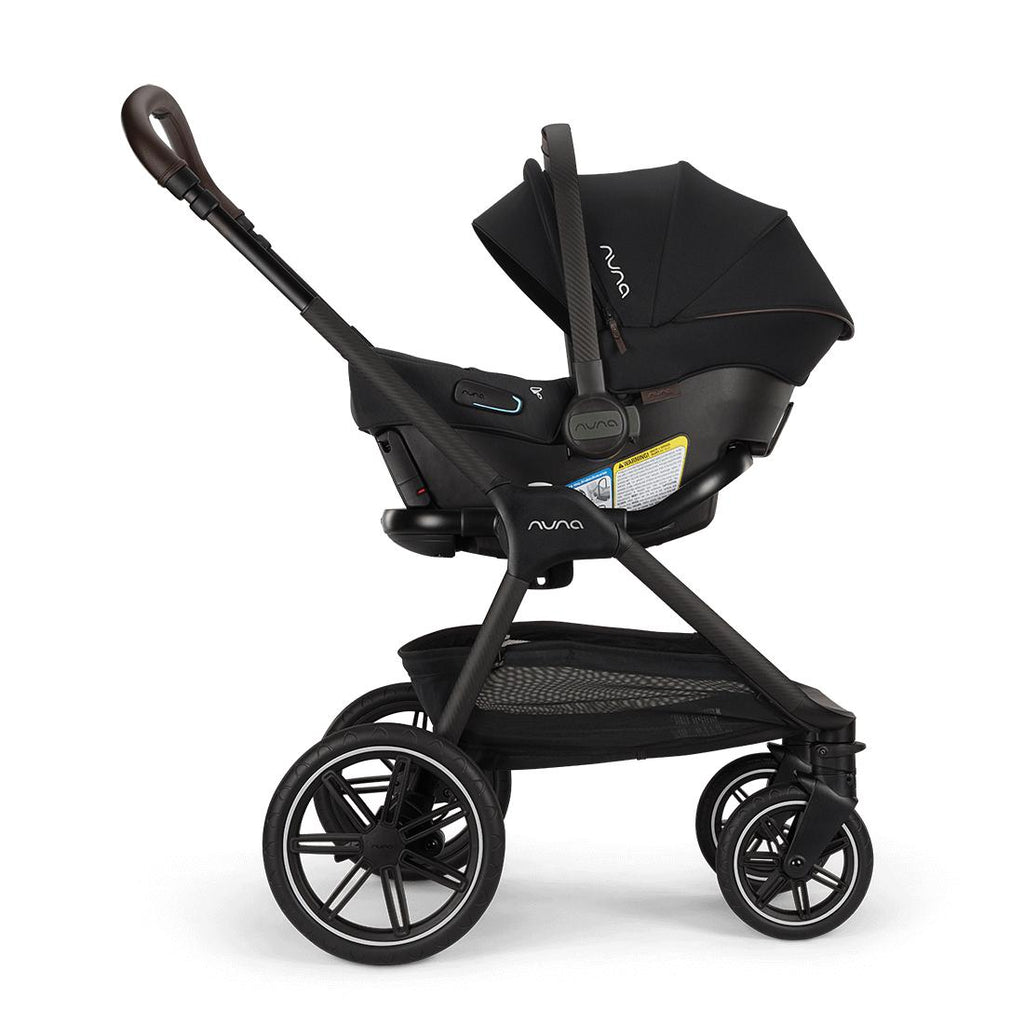 Nuna - Pipa Urbn + TRIV LX Stroller Travel System - Caviar-Car Seat + Stroller Bundles-Posh Baby