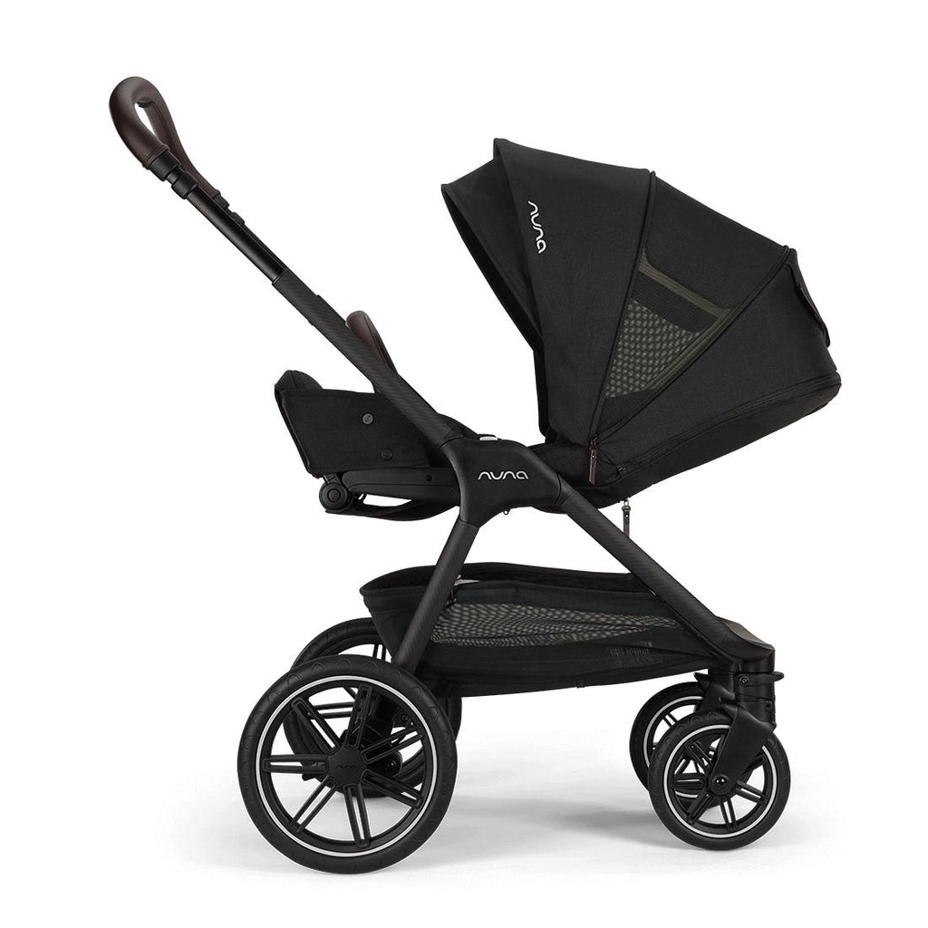 Nuna - Pipa Urbn + TRIV LX Stroller Travel System - Caviar-Car Seat + Stroller Bundles-Posh Baby