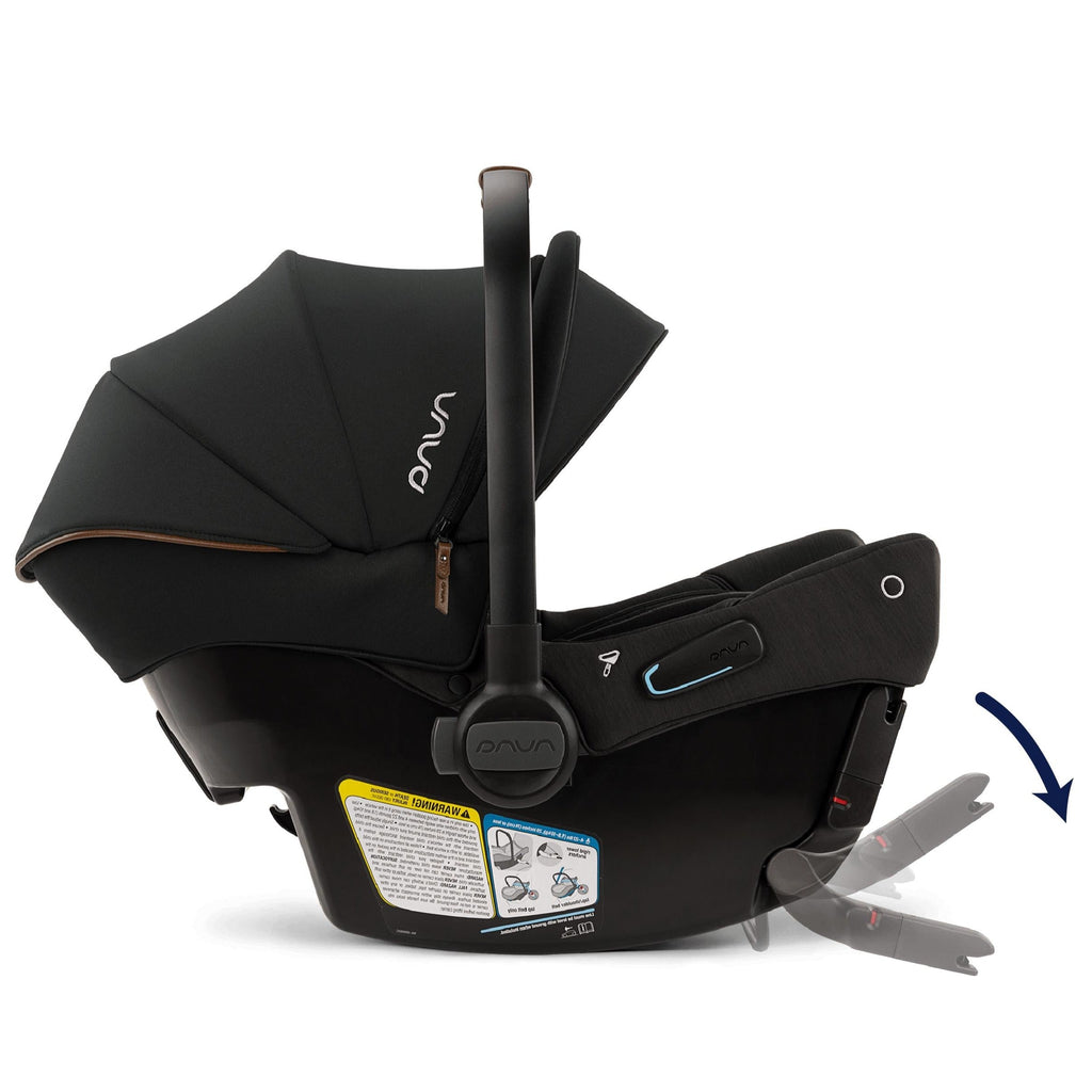 Nuna - Pipa Urbn + TRIV Next Travel System - Caviar-Car Seat + Stroller Bundles-Posh Baby