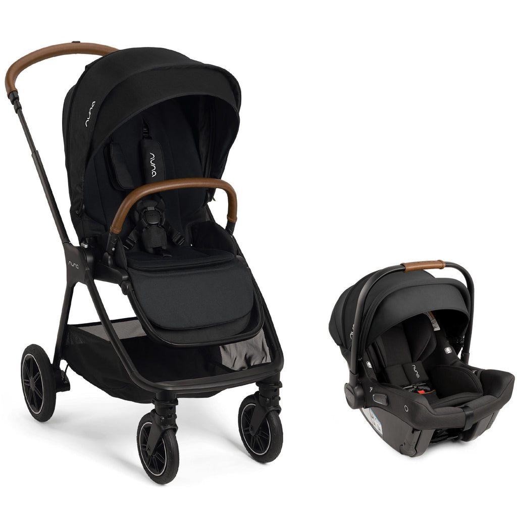 Nuna - Pipa Urbn + TRIV Next Travel System - Caviar-Car Seat + Stroller Bundles-Posh Baby