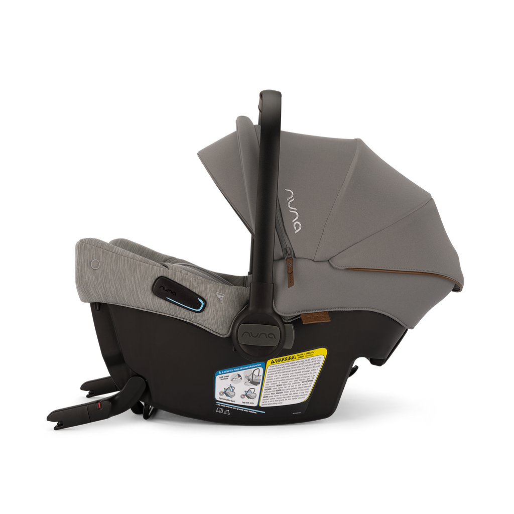 Nuna - Pipa urbn + TRVL LX Stroller Travel System - Granite (NEW)-Car Seat + Stroller Bundles-Posh Baby