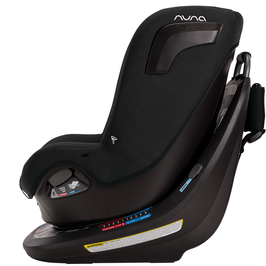 Nuna - REVV Rotating Convertible Car Seat - Caviar-Convertible Car Seats-Posh Baby