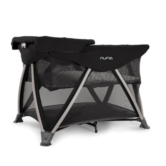 Nuna - Sena Aire + Zip-Off Bassinet + Changer - Caviar-Travel Beds + Play Yards-Posh Baby