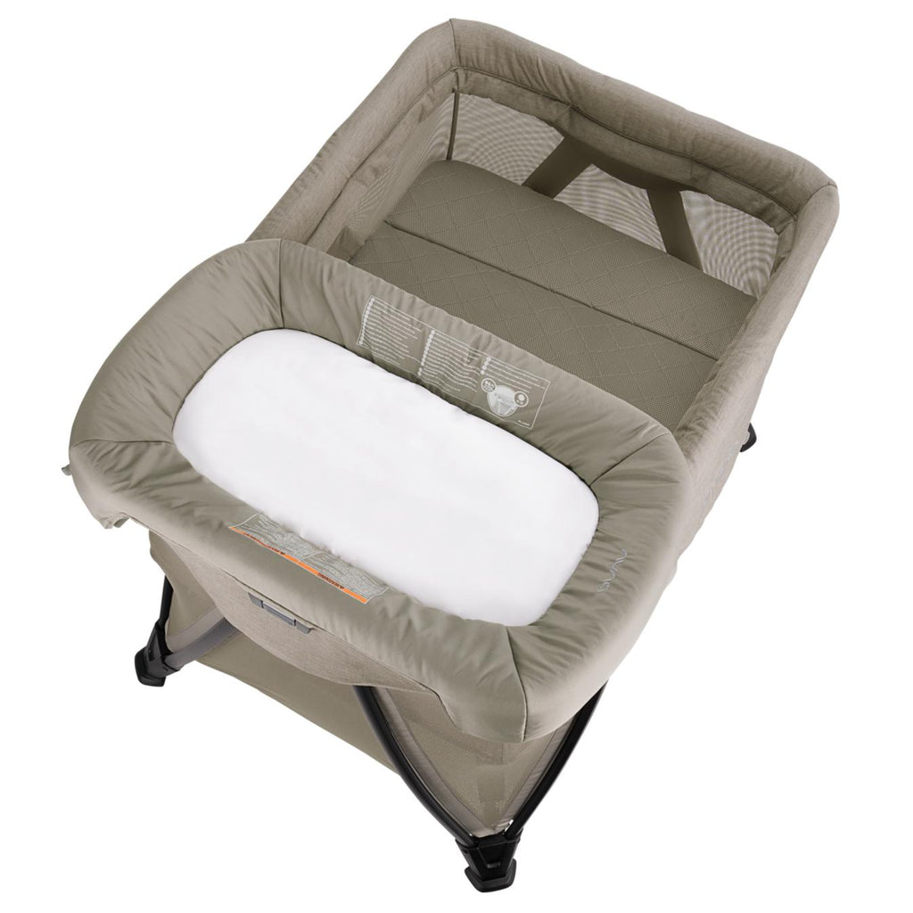 Nuna - Sena Series Changer - Hazelwood-Travel Beds + Play Yards-Posh Baby