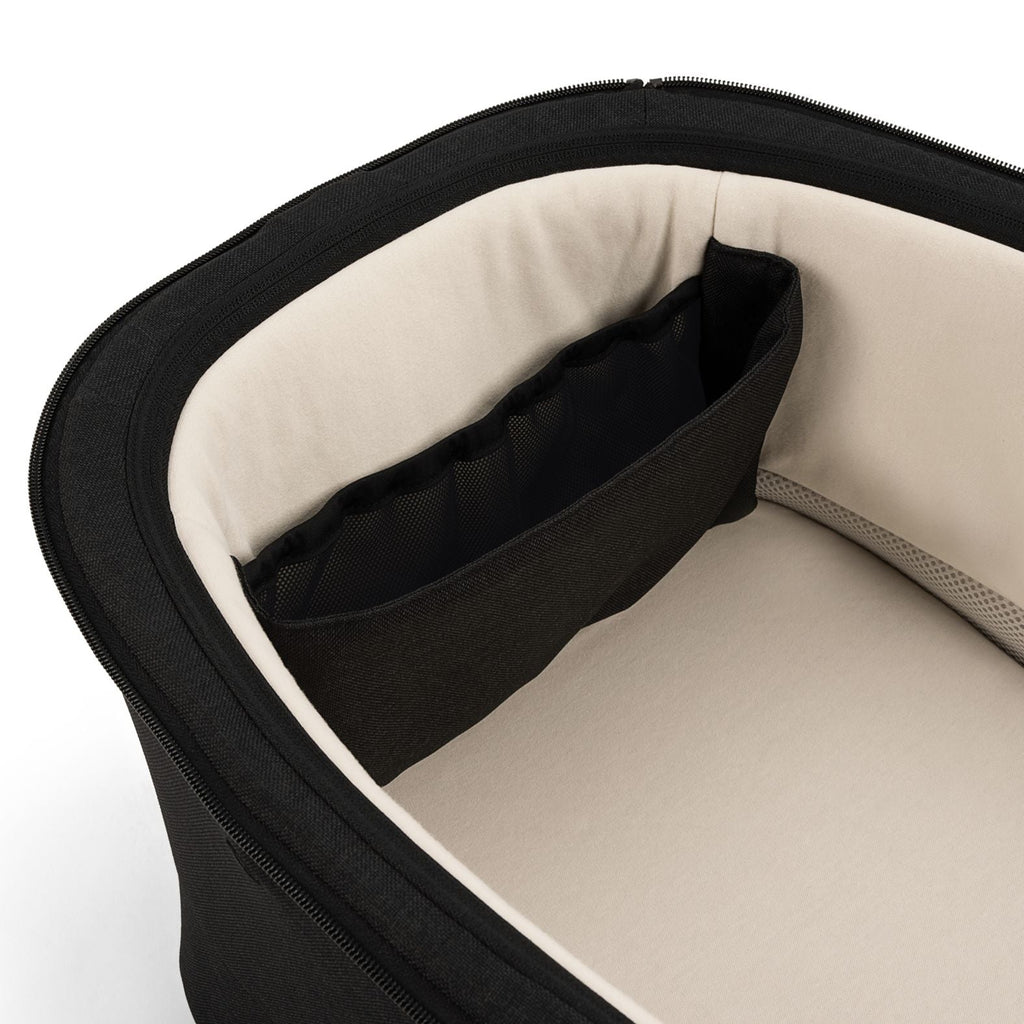 Nuna - SWIV™ & TRIV™ Series Bassinet + Stand - Caviar-Stroller Bassinets + Stands-Posh Baby