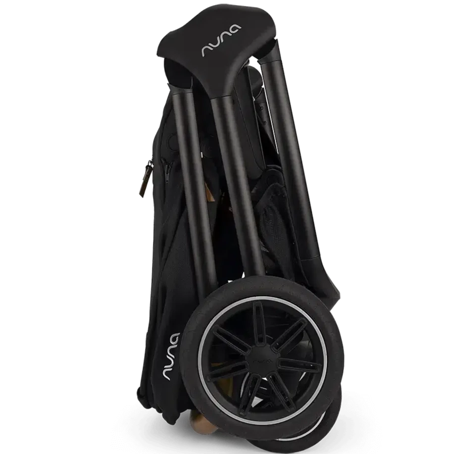 Nuna - Triv Next Stroller - Caviar-Full Size Strollers-Posh Baby