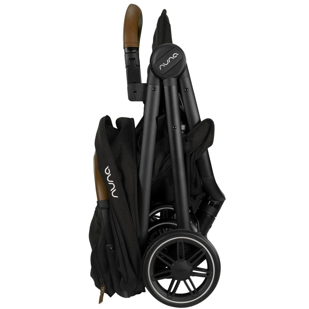 Nuna - TRVL Stroller - Caviar-Lightweight + Travel Strollers-Posh Baby