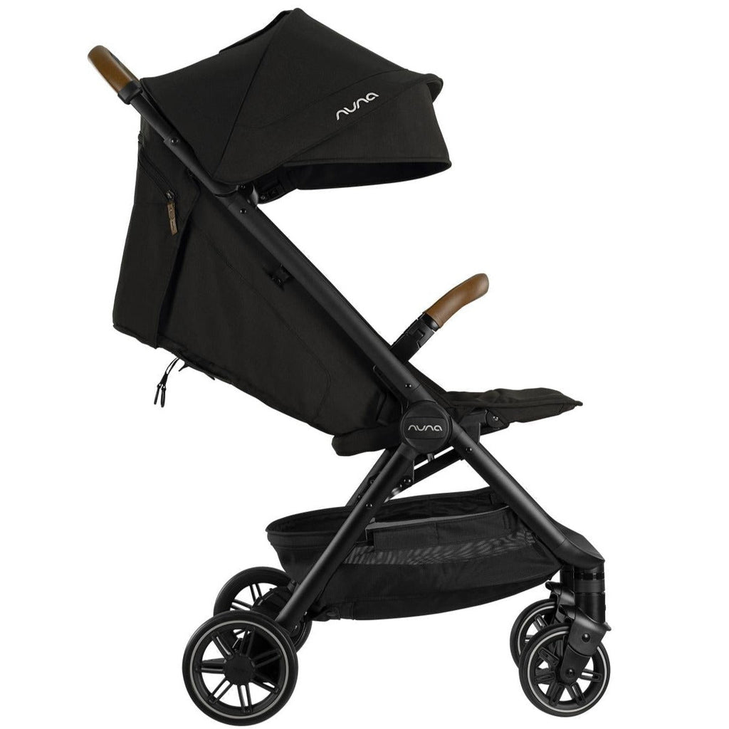 Nuna - TRVL Stroller - Caviar-Lightweight + Travel Strollers-Posh Baby
