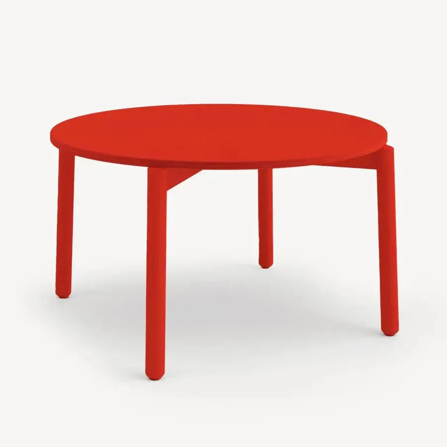 Oeuf - Moss Round Table-Play Table + Chairs-Birch-Posh Baby