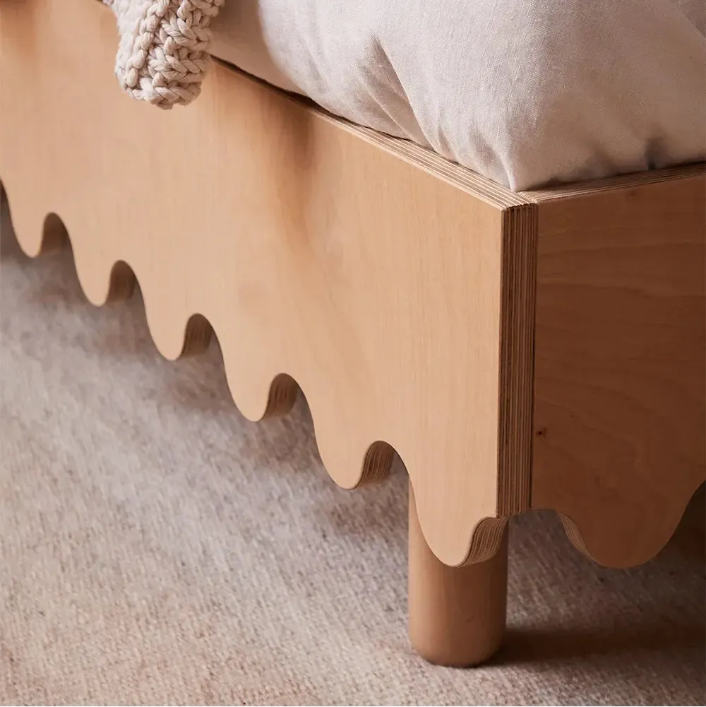 Oeuf - Moss Twin Bed - Birch-Twin Beds-No Mattress Needed-Posh Baby