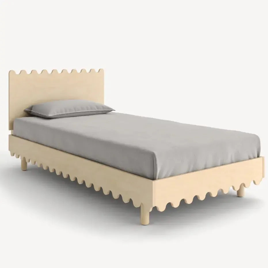 Oeuf - Moss Twin Bed - Birch-Twin Beds-No Mattress Needed-Posh Baby