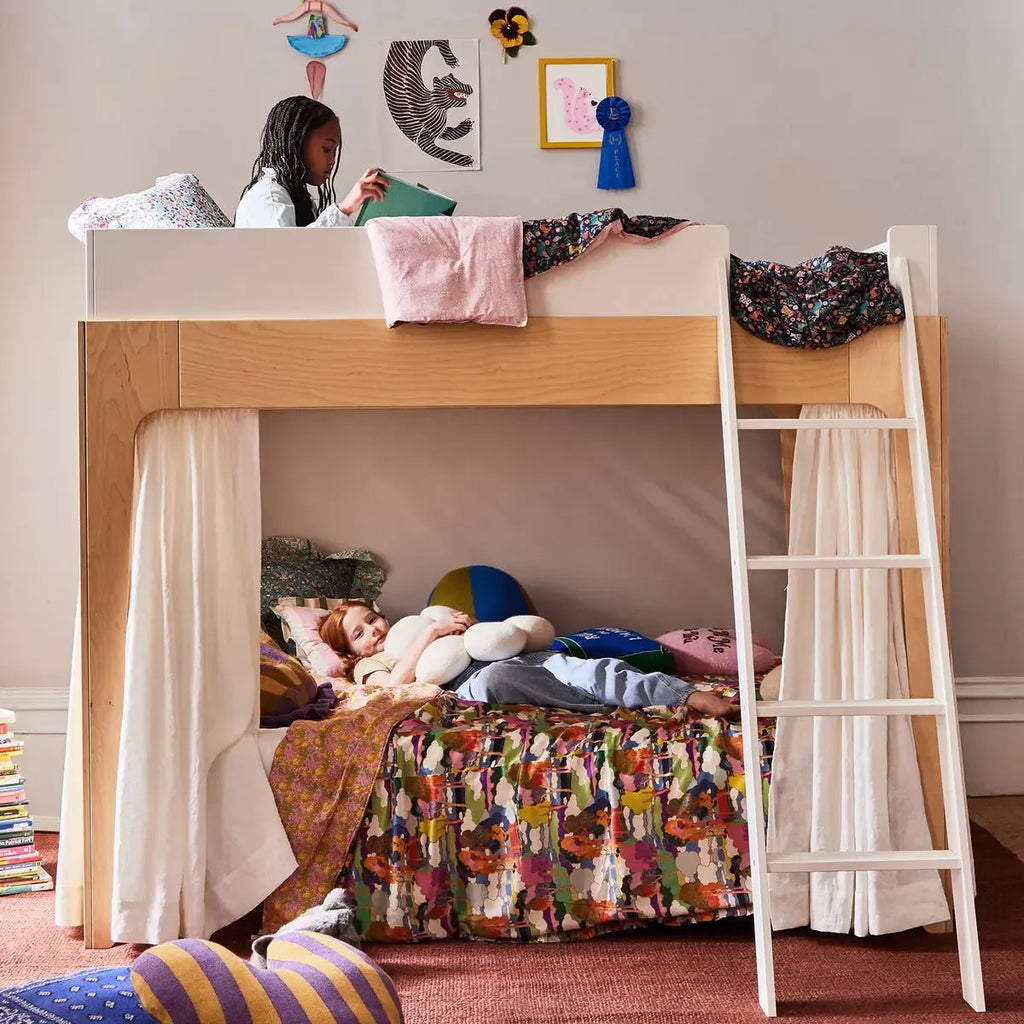 Oeuf - Perch Bunk Bed - Birch-Bunk Beds-Twin-None-Posh Baby