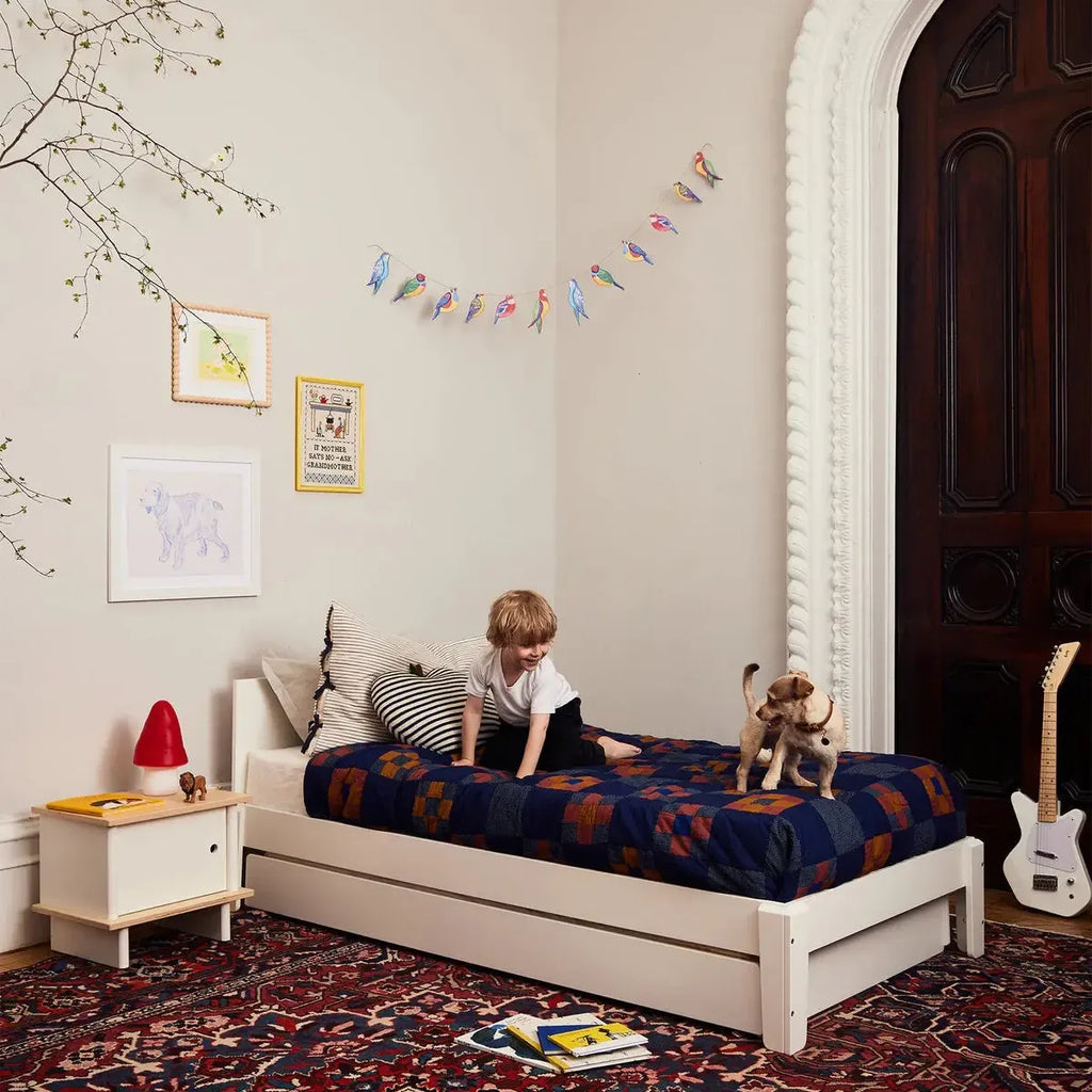 Oeuf - Perch Twin Bed - Birch-Toddler Beds-No Mattress Needed-Posh Baby