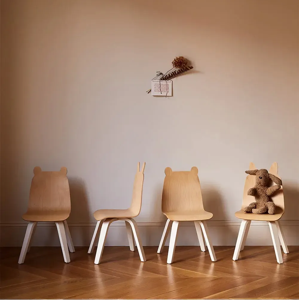 Oeuf - Play Chairs - Set of 2-Play Table + Chairs-Bunny Set-Posh Baby