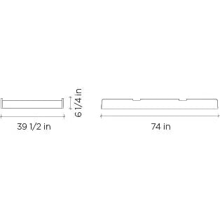 Oeuf - River Twin Trundle Frame - White-Twin Beds-No Mattress Included-Posh Baby