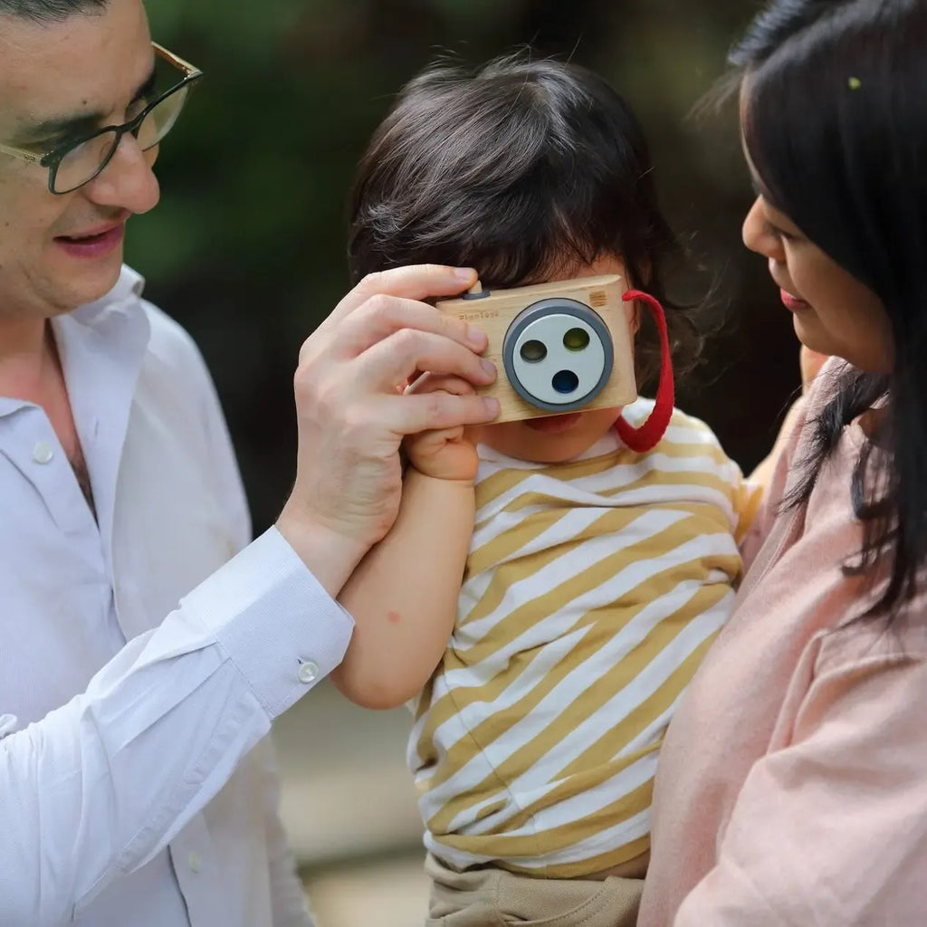 PlanToys - Colored Snap Camera-Pretend Play-Posh Baby