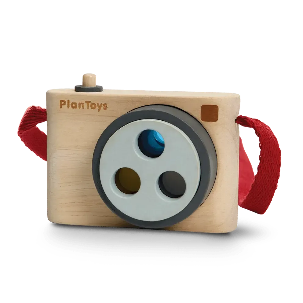 PlanToys - Colored Snap Camera-Pretend Play-Posh Baby