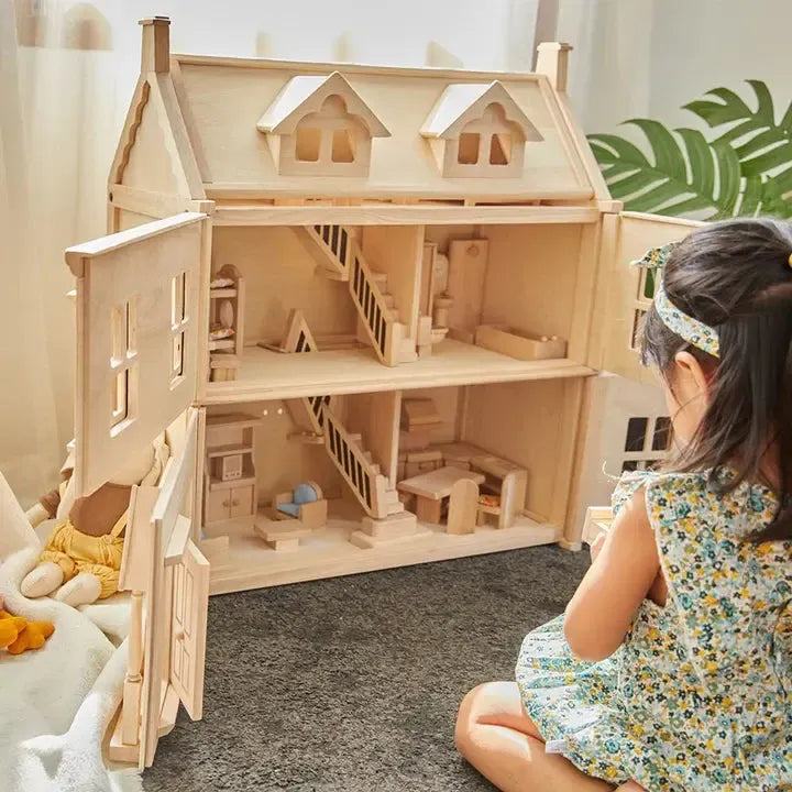 PlanToys - Victorian Doll House-Interactive-Posh Baby