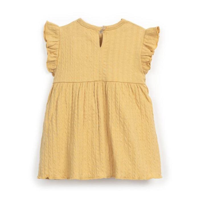 Play Up - Organic Jersey Dress - Marigold Yellow-Dresses-0-3M-Posh Baby
