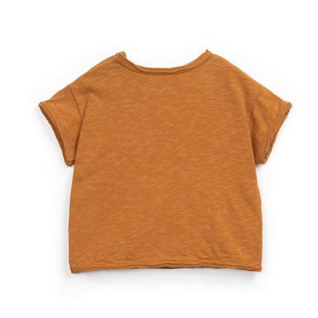 Play Up - Organic Jersey T-Shirt - Burnt Orange-Short Sleeves-0-3M-Posh Baby