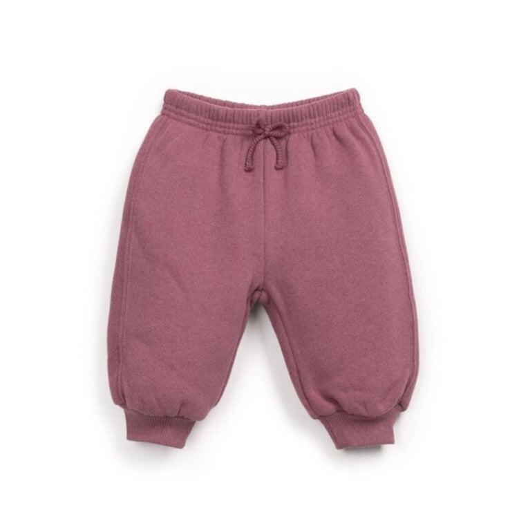 PlayUp - Fleece Joggers - Berry Mauve-Bottoms-0-3M (3M)-Posh Baby