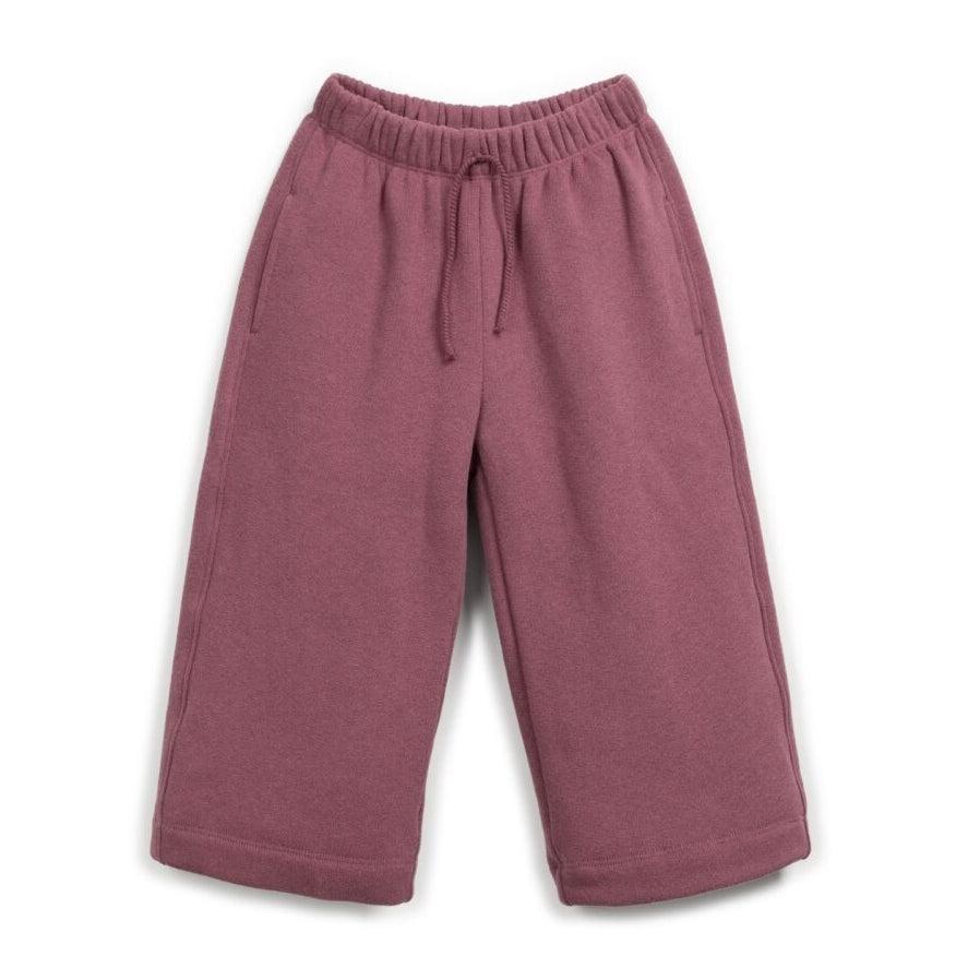 PlayUp - Fleece Pants - Berry Mauve-Bottoms-3T-Posh Baby